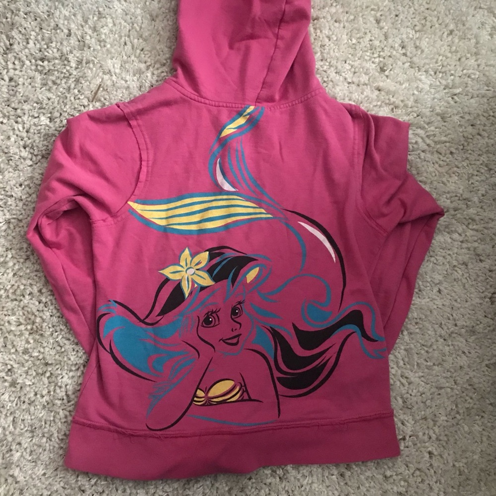 Disney Little Mermaid zipper hoodie